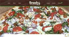 Desktop Screenshot of beautys-pizza.com